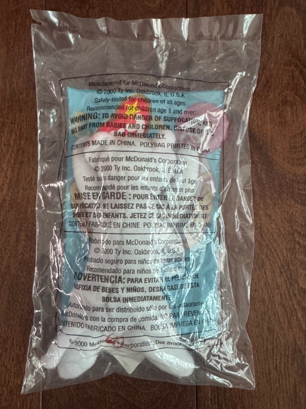 "Ty Teenie Beanie Baby" in original packaging. "Flip" the Cat. Rare